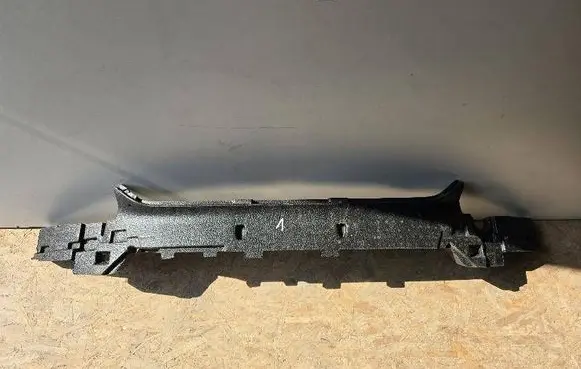Front bumper foam support bar