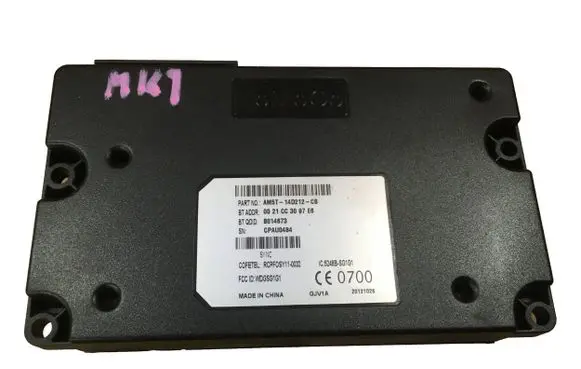 Ford Fiesta Bluetooth control unit module AM5T14D212CB CPAU0484 0021CC3097E6