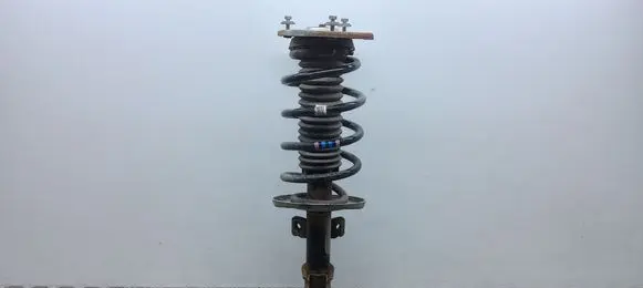 Front shock absorber with coil spring