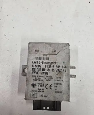 BMW 3 E46 Immobilizer control unit/module 61356905666 05393245 110187