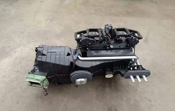Interior heater climate box assembly