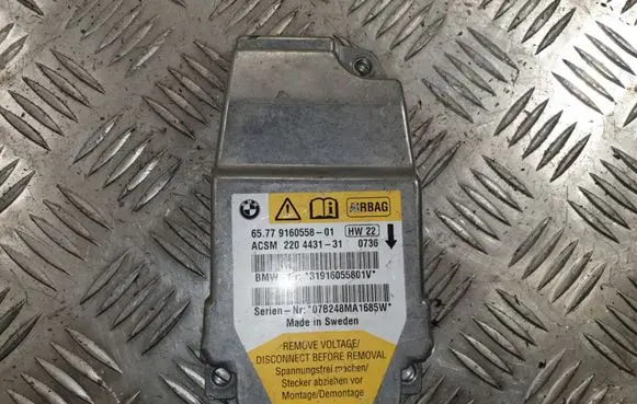 BMW 5 E60 E61 Airbag control unit/module 9160558