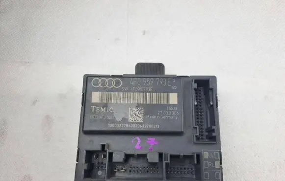 Audi A6 S6 C6 4F Door control unit/module 4F0959793E 4F0910793E 0033TFJ0001