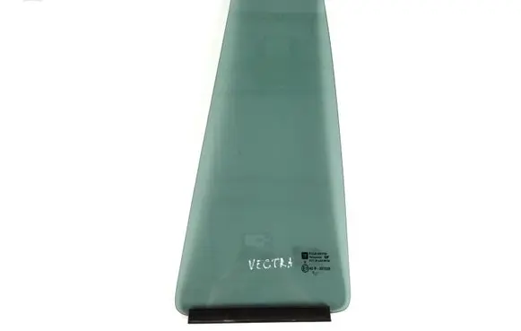 Opel Vectra C Rear vent window glass DOT36AS3M192 43R007028