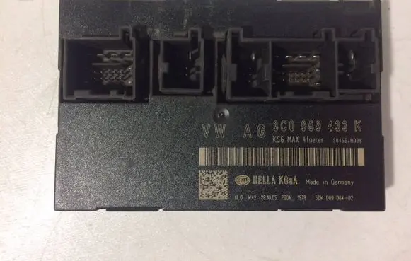 Volkswagen PASSAT B6 Comfort/convenience module 3C0959433K 5DK00906402