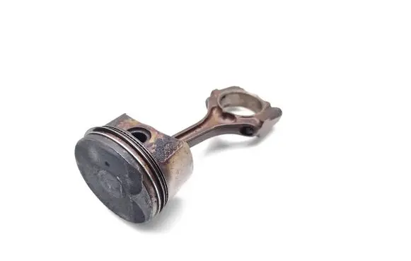 Piston with connecting rod