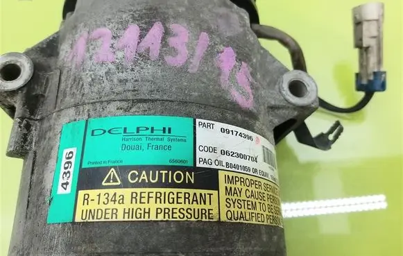 Opel Astra G Air conditioning (A/C) compressor (pump) 09174396