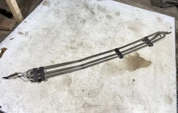 Audi A6 S6 C6 4F Fuel cooler (radiator) 4f0203572e
