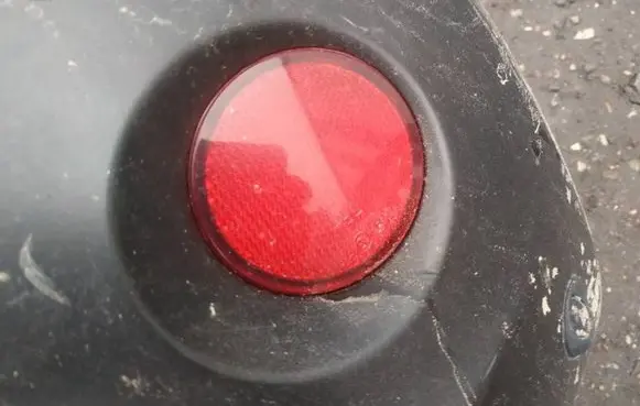 Rear tail light reflector