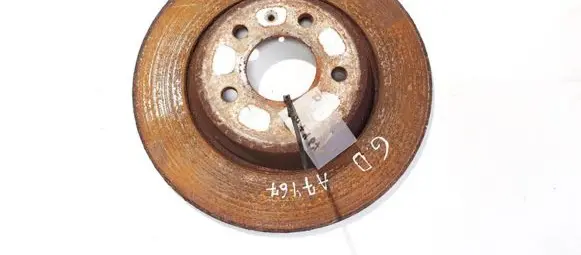 Audi A4 S4 B8 8K Rear brake disc neventiliuojamas