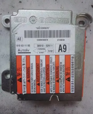 Opel Agila B Airbag control unit/module 3891052K12