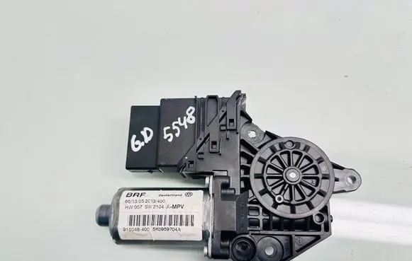 Volkswagen Touran II Rear door window regulator motor 915048400 5K0959704A