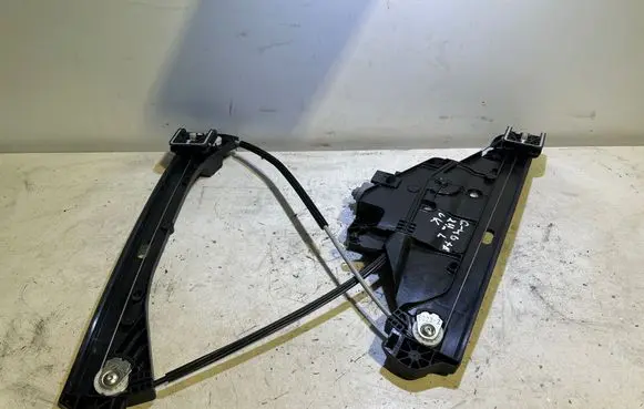 Front door window regulator with motor