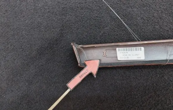 Volvo S80 Rear door card panel trim 9182878 09182393
