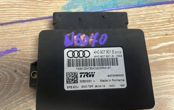 Audi A7 S7 4G Hand brake control module 4H0907801E 4H0907801A A2C53383282