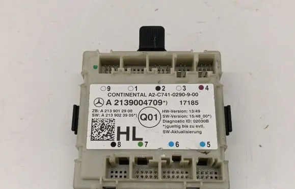 Mercedes-Benz E W213 Door control unit/module A2139004709