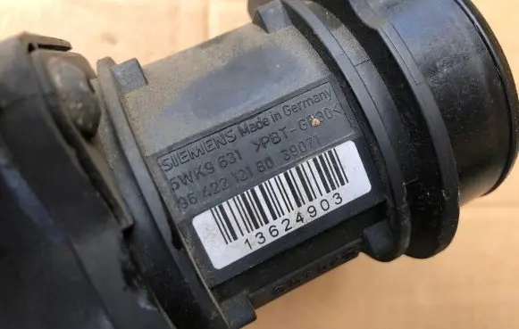 Peugeot 206 Mass air flow meter 9642212180