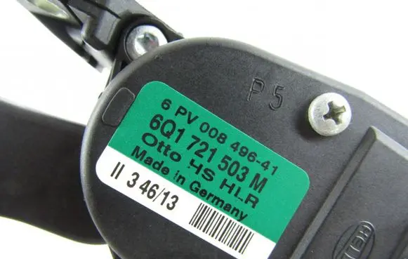 Skoda Praktik (5J8) Accelerator throttle pedal 6Q1721503M