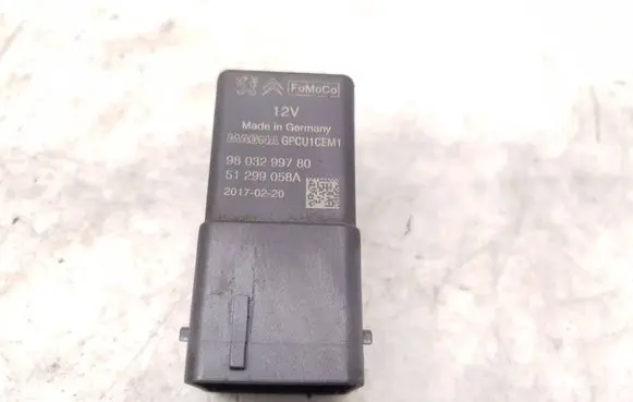 Citroen C5 Glow plug pre-heat relay 9803299780 20170220 51299058A