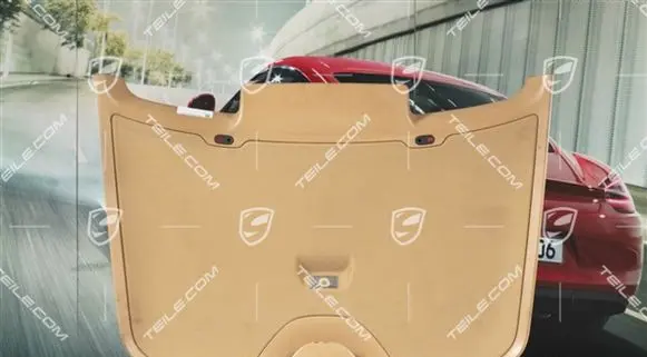 Porsche Cayman 987 Tailgate trim 98755509500FQT