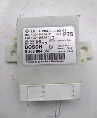 Mercedes-Benz C W204 Parking PDC control unit/module A2049009201 A2045450432