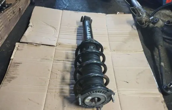 Peugeot 407 Front shock absorber with coil spring