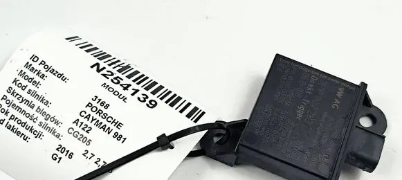 Porsche Cayman 981 Tire pressure sensor 7PP907283 55082656 BEB018