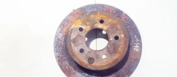 Nissan Qashqai Rear brake disc neventiliuojamas