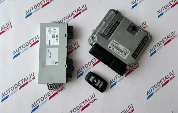 BMW 5 F10 F11 Engine ECU kit and lock set 8574091 0281019806 8576333