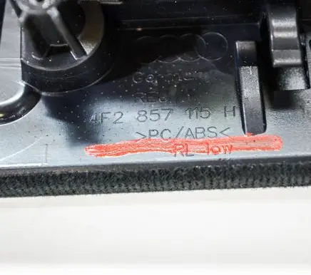 Audi A6 S6 C6 4F Dashboard trim 4F2857115H