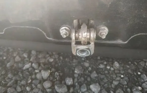 Opel Vectra C Rear door check strap stopper