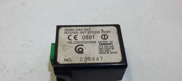 Honda Jazz Immobilizer control unit/module 38385SAAG01