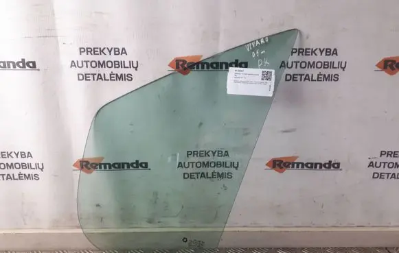Opel Vivaro Front door vent window glass four-door 