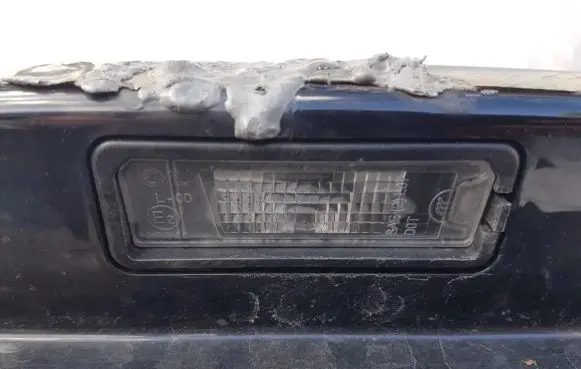 Volkswagen Golf VII Number plate light