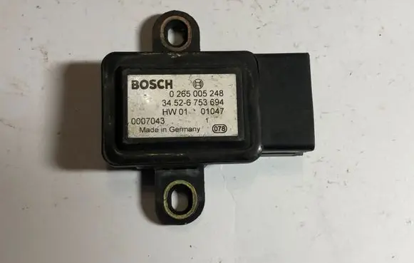 BMW 5 E39 ESP acceleration yaw rate sensor 0265005248 34526753694 0007043