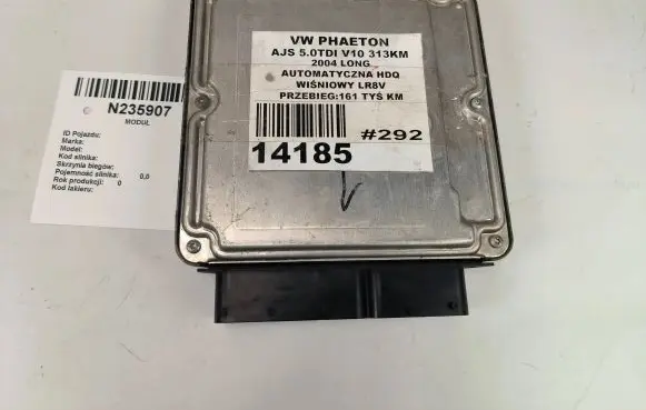 Volkswagen Phaeton Engine control unit/module 070906016B 1039S04733 0281010737