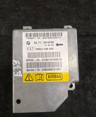 BMW 5 E39 Airbag control unit/module 6919789 316919789010