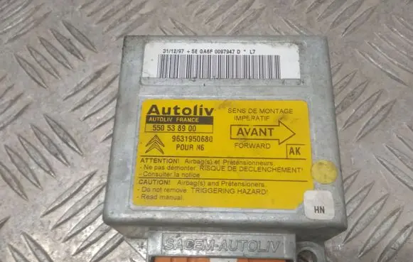 Citroen Xsara Airbag control unit/module 550538900 9631950680