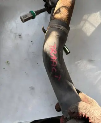 Fuel tank filler neck pipe