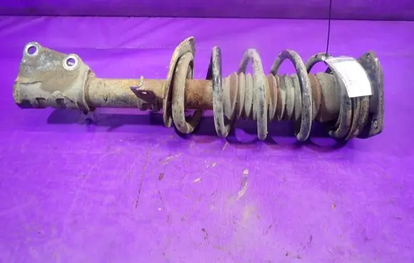 Front shock absorber with coil spring