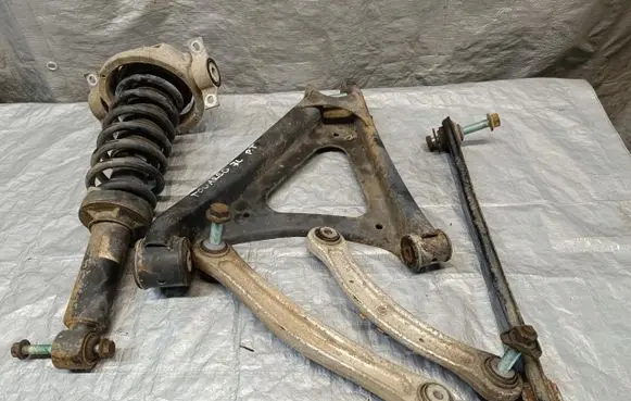 Volkswagen Touareg I Rear shock absorber/damper 7L05123