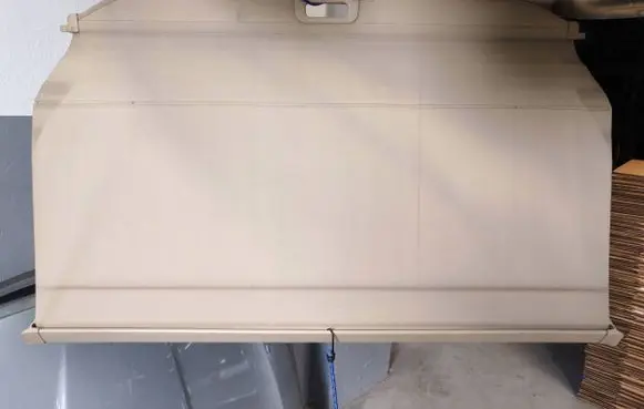 Parcel shelf load cover