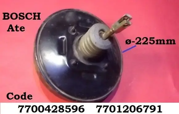 Renault Megane II Brake booster 7700428596 7701206791