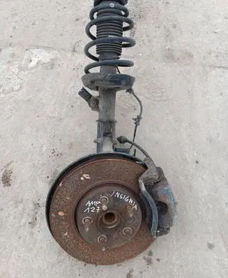 Front wheel hub spindle knuckle