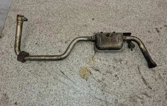 Audi Q7 4L Webasto auxiliary heater silencer 7L0819084C