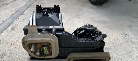 Interior heater climate box assembly