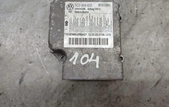Volkswagen PASSAT B7 USA Airbag control unit/module 5C0959655