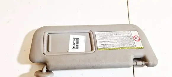 Toyota Yaris Sun visor