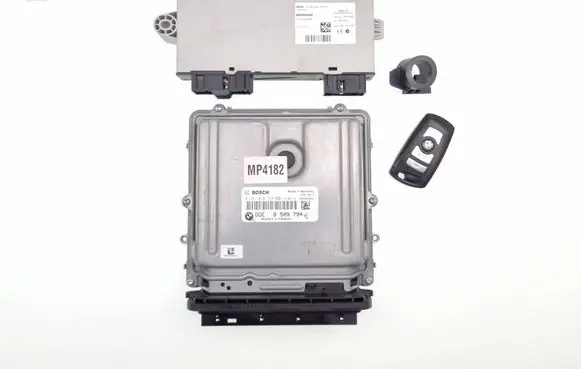 BMW 5 F10 F11 Engine ECU kit and lock set 0281016748 8509794 030117603