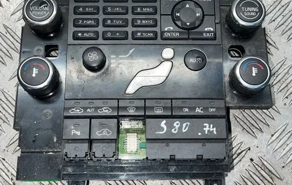 Volvo S80 Climate control unit 30774368 SN48808 06W48E03